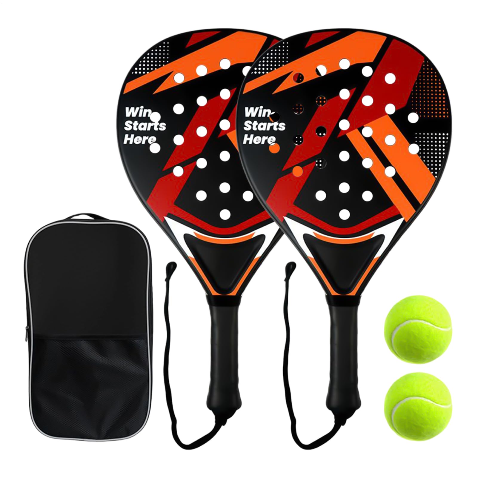 Raquette de Tennis pour Adultes Portable Anti-dérapant Anti-Choc | Set de Tennis de Loisir pour Adultes pour Femmes Jeunes Plage Intérieur Jardin Entraînement Sport Loisirs