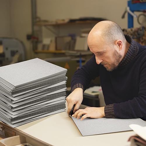 Miniatura 5 de Harloon 70 piezas de 70 Pt 8.5 x 11 x 0.078 pulgadas tablero de libros para encuadernar hojas de aglomerado de grosor, papel kraft resistente para