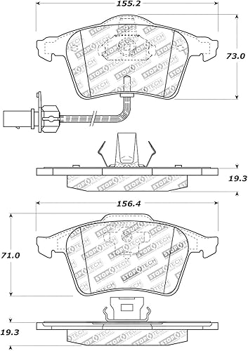 Miniatura 3 de StopTech 309.09152 Pastillas de Freno Sport con Cuñas y Herrajes