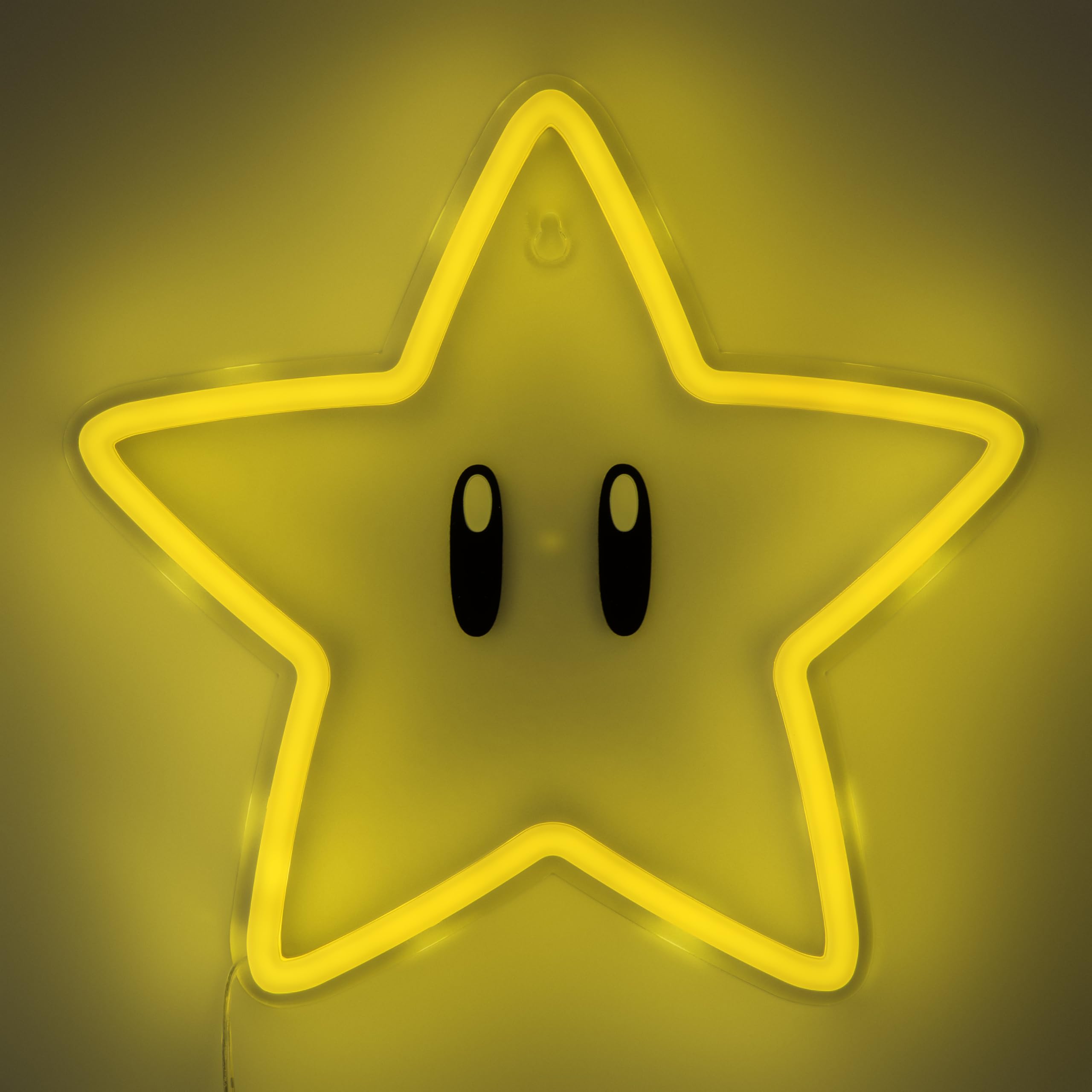 Super Mario Super Star LED Neon Wall Light, Licenza Ufficiale Lampada con Cavo di Alimentazione per Casa, Camera da letto, Living Space Decor, Regalo per Giocatori | Paladone