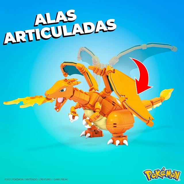 Foto 4 de 6 de Mega Construx Pokémon Evolución de Charmander 3 Figuras de Bloques de construcción