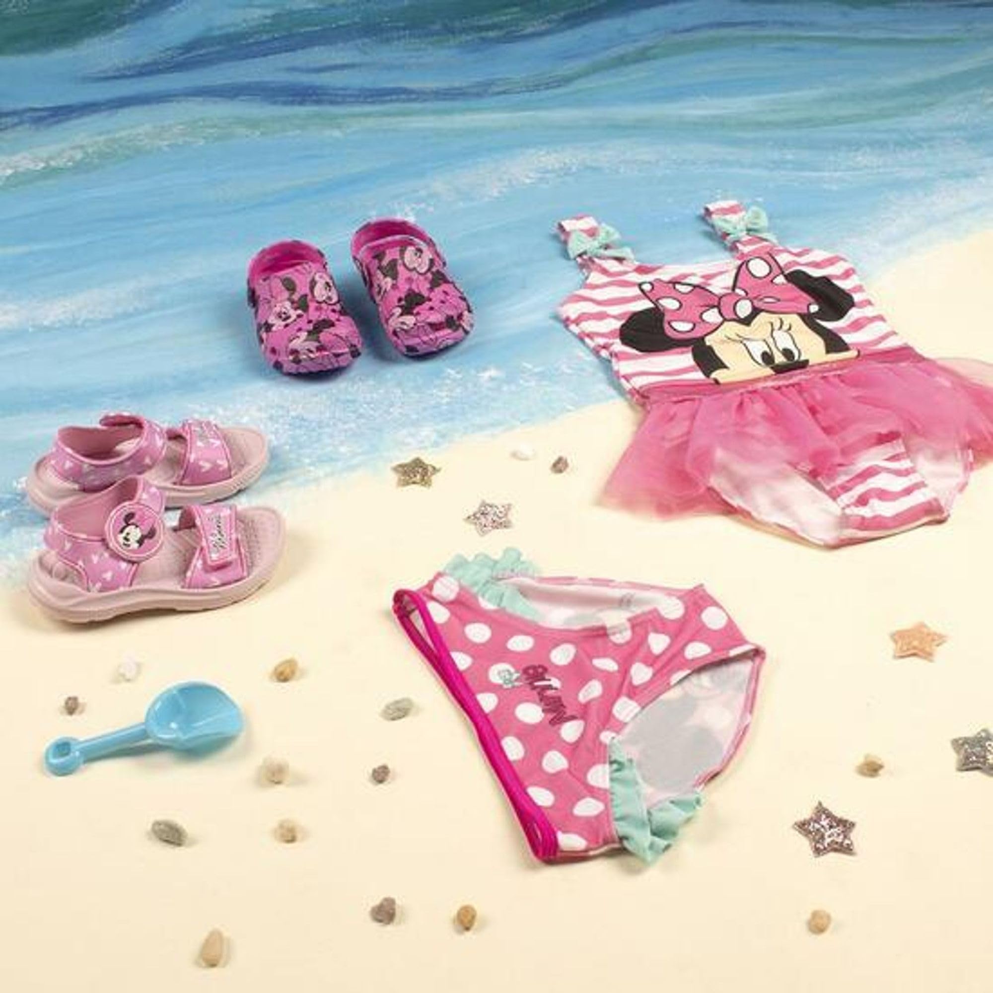 Bañador Niña Disney Licencia Oficial Diseño Único - Traje Baño Niña Disney Resistente Playa y Piscina
