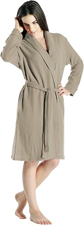 Cashmere Boutique 100% Pure Cashmere Short Womens Robe