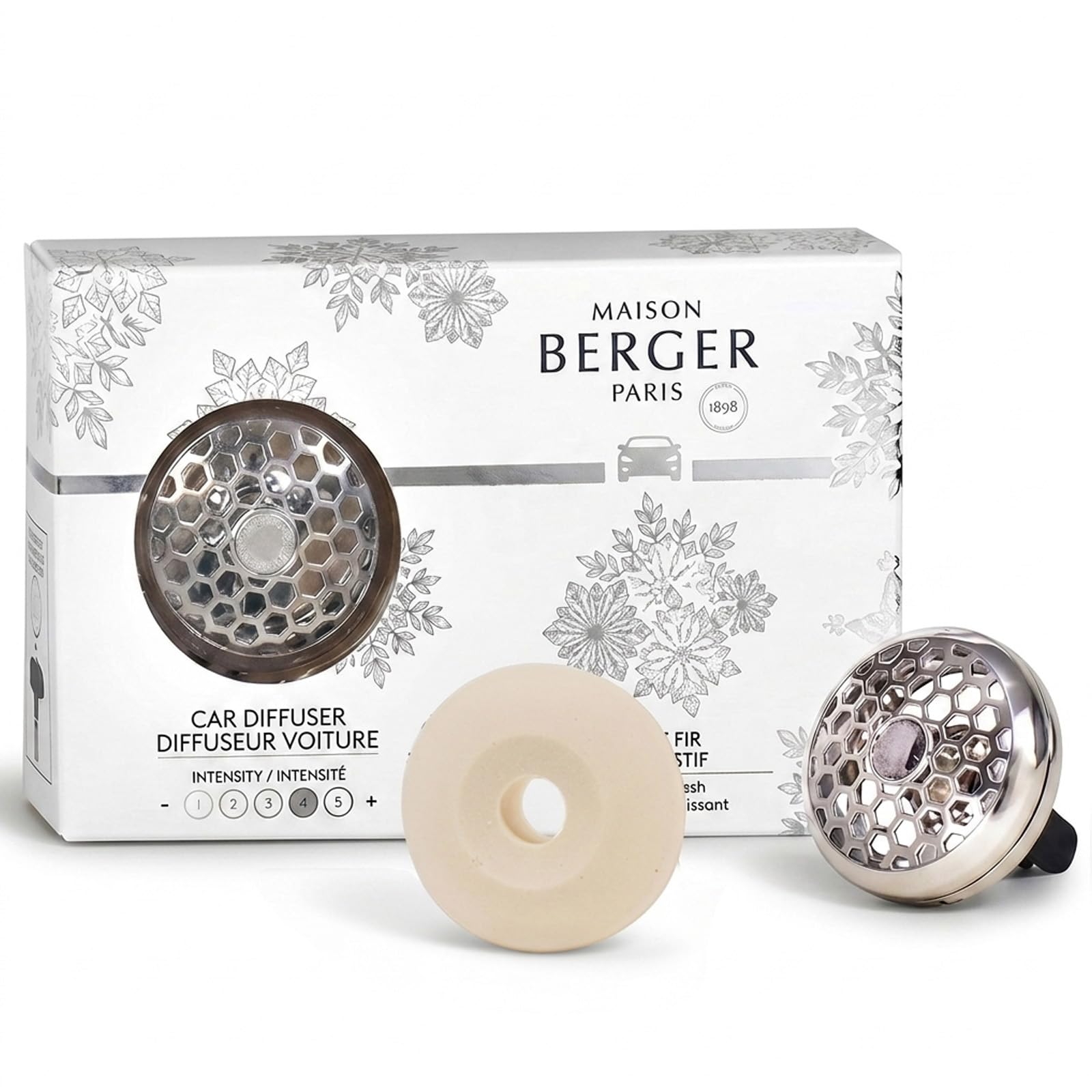 MAISON BERGER Car Diffuser Set, Festive Fir