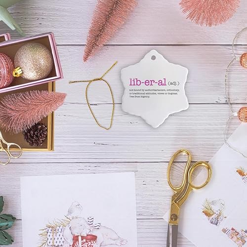 Miniatura 6 de 3dRose EvaDaneQuotesliberal adj. rosaadornos