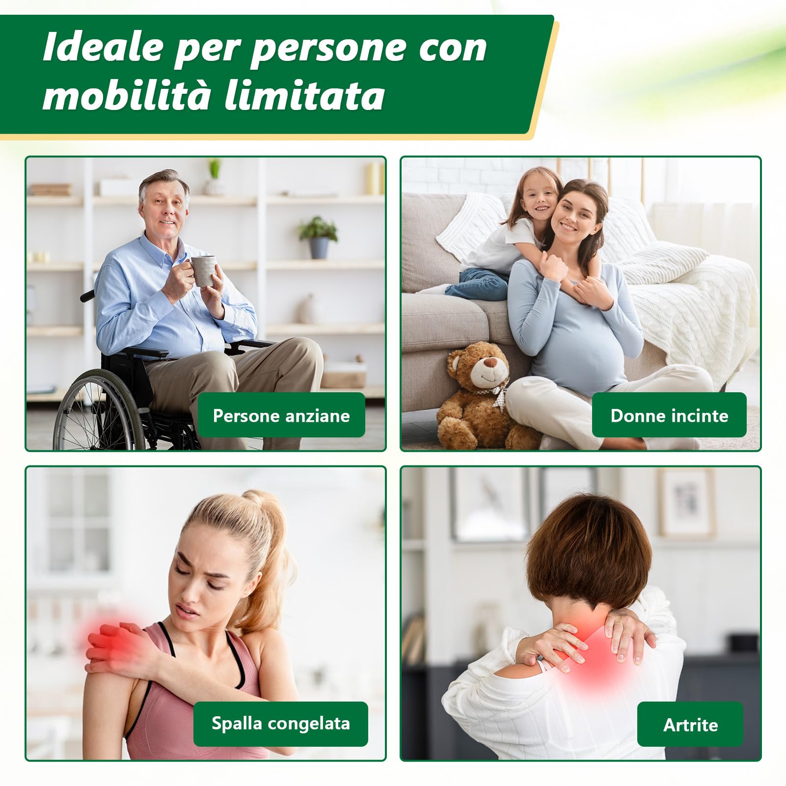Spazzola per schiena con manico lungo, ergonomica, con setole morbide, per tutte le parti del corpo, per tutti i tipi di pelle, esfoliazione morbida, miglioramento della salute della pelle