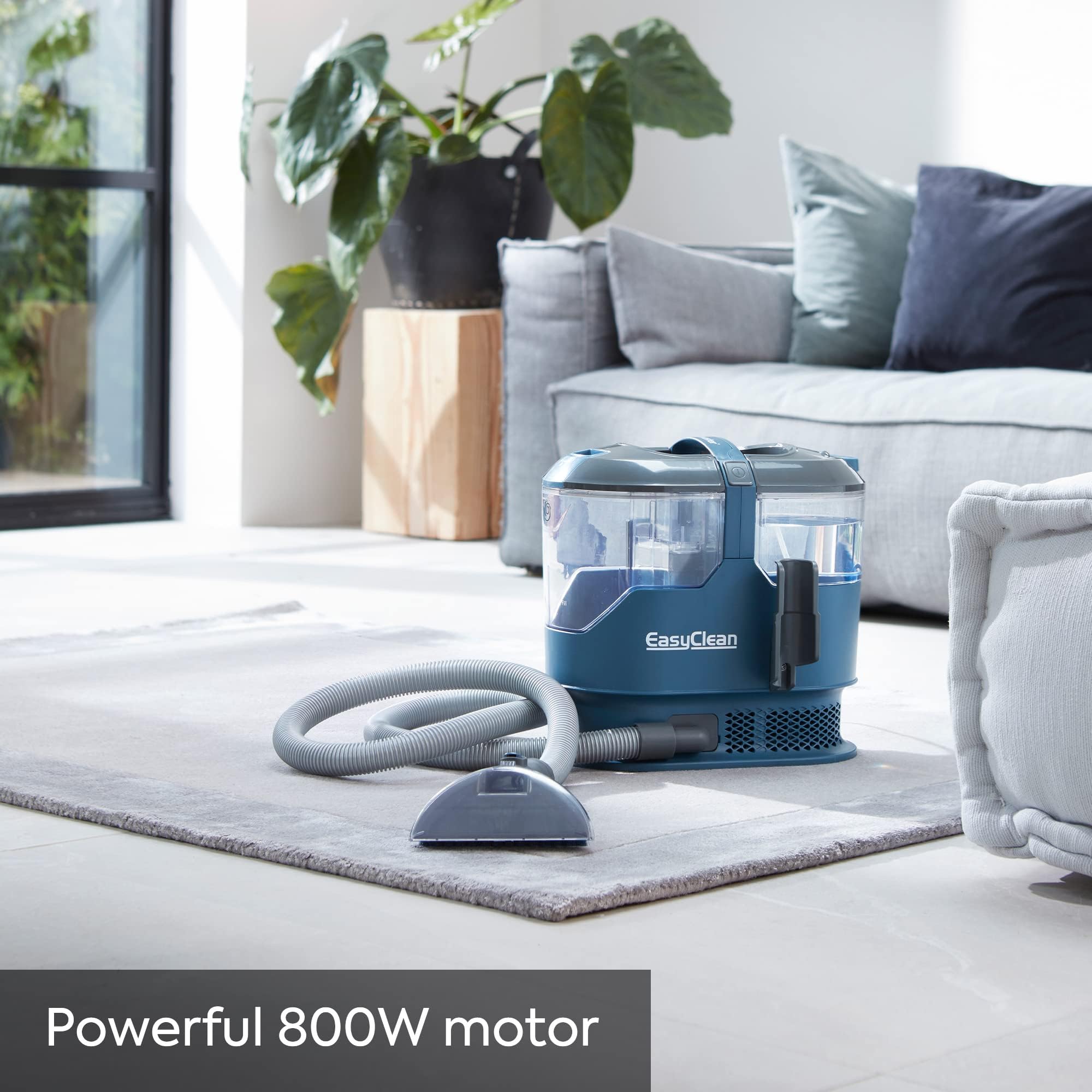 Vacmaster SCA0801 Aspirateur Nettoyeur de Tapis pour canapé, Tapis, Rembourrage, Voiture | Aspirateur Eau-Sec Forte Aspiration Lavage Eau décontamination | 800W