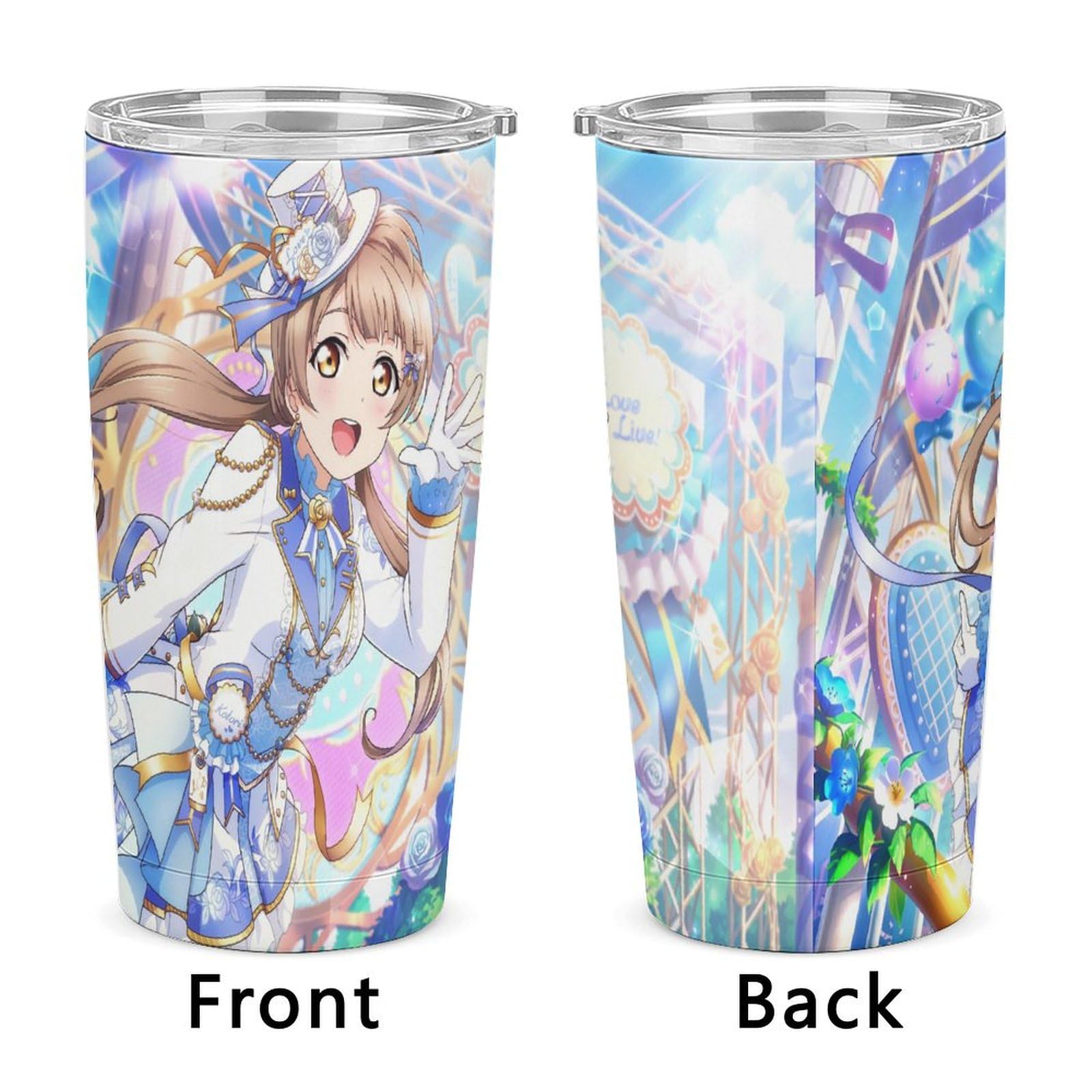 Amazon | ラブライブ スクスタ 南ことり 魔法瓶 タンブラー ふた付き