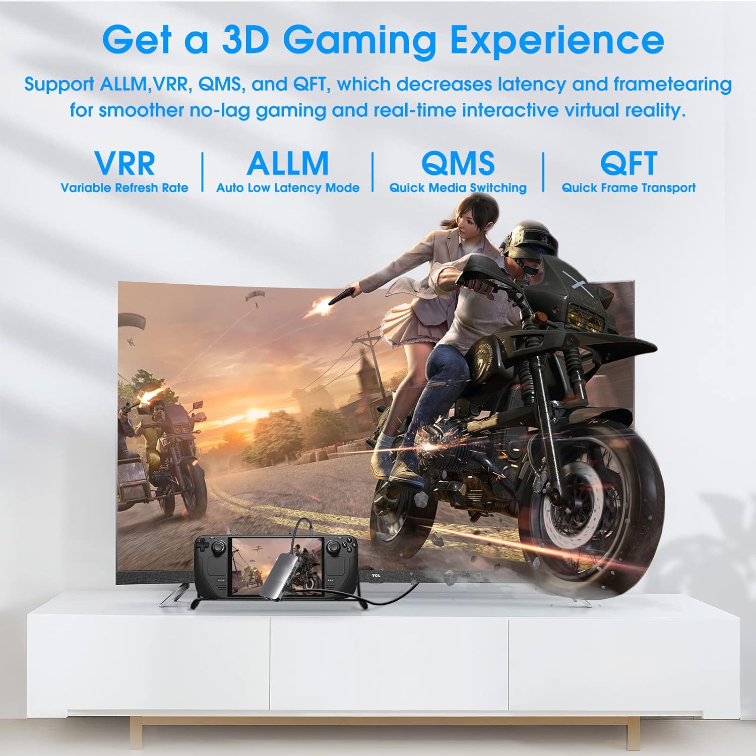 4K HDMI Cable, [4K, High-Speed] Displayport to HDMI Cable, USB to HDMI