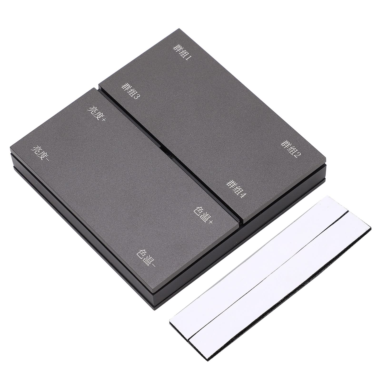 FTVOGUE Smart Switch, ABS, Intelligenter Lichtschalter, 8-fach, Helligkeitsanpassung, Farbdimmung für -App-Steuerung für Beleuchtungsszenen Im Zuhause, Schlafzimmer, Wohnzimmer