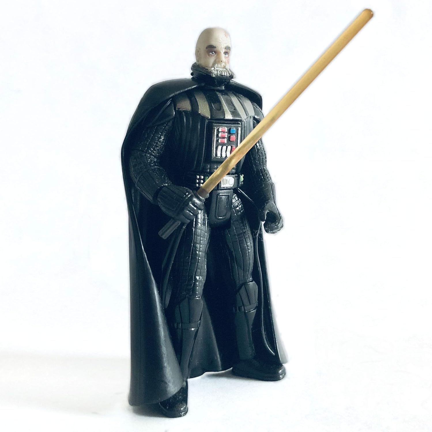 Star Wars POTF2 Power of the Force Freeze Frame Darth Vader w/Removable Helmet and Lightsaber