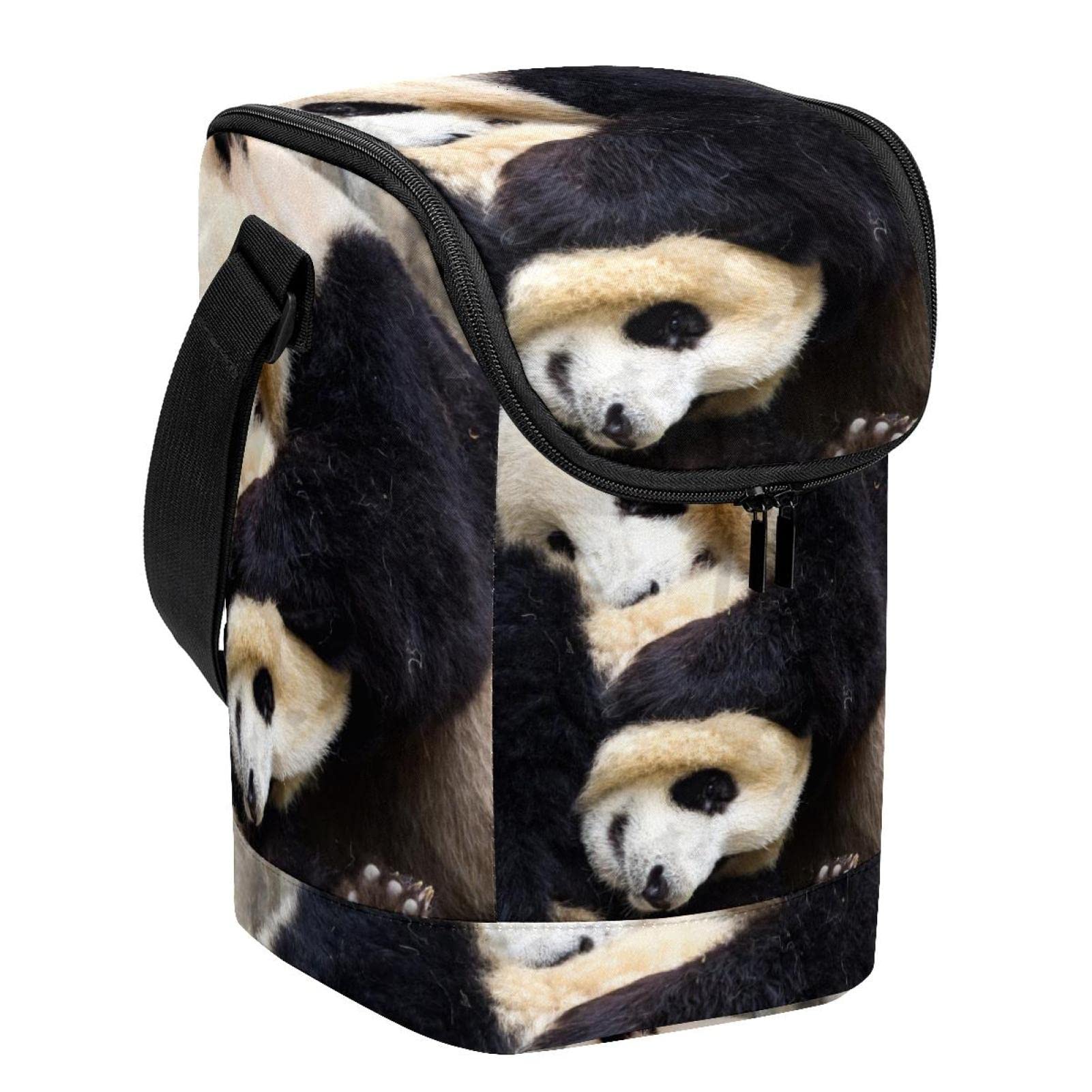 Lonchera de panda infantil para el colegio y meriendas en viajes