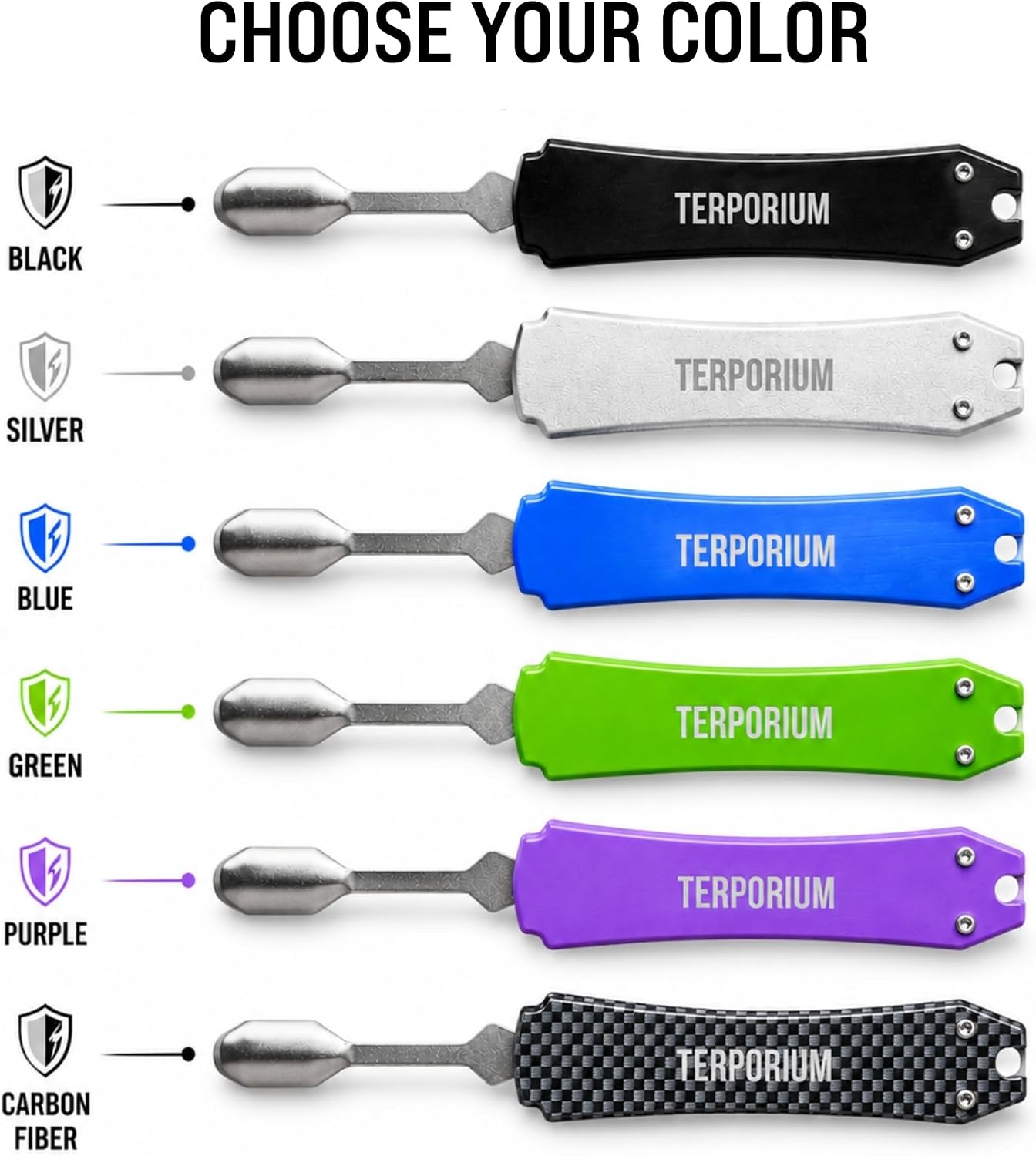 Terporium Retractable Wax Carving Tool (Single) | Stainless Steel Precision Tip Portable Pocket Tool with Silver Handle | Perfect for Wax Carving & Sculpting On-The-Go