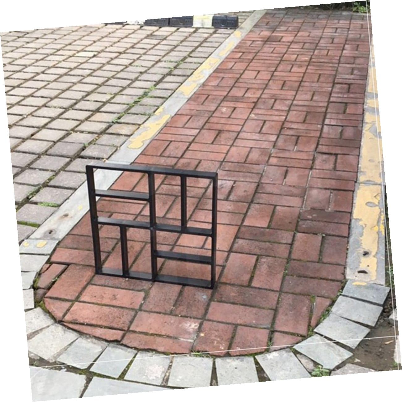 Kunststoff Bodenform mit Einzigartigem Musterdesign 8 Stück 8 Gitter Trittsteinform für Selbstgemacht Gartengestaltung und Pflasterung von Gartenwegen