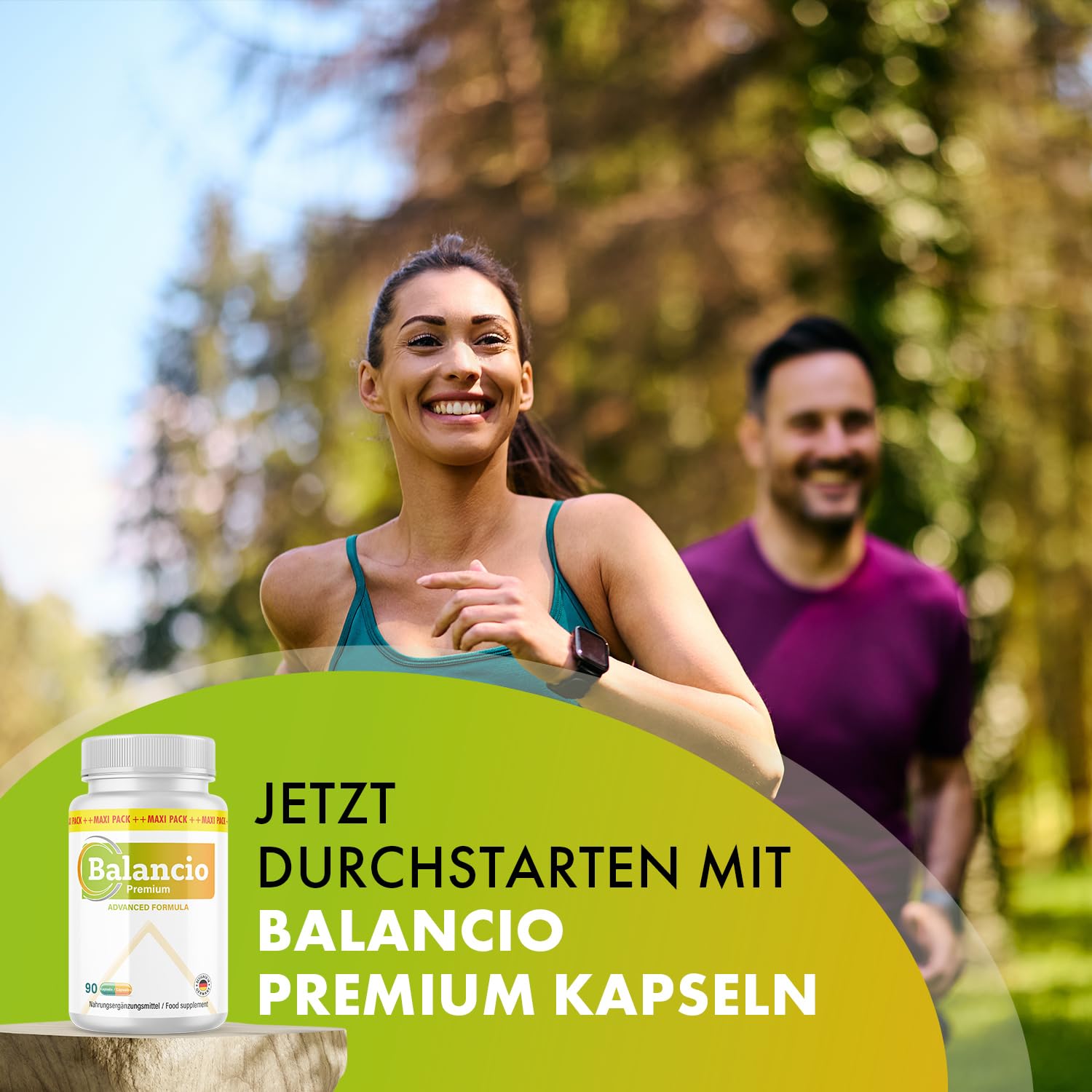 Balancio Premium Kapseln | Ideal begleitend für dein Ziel | Einfache Anwendung | 90 Kapseln