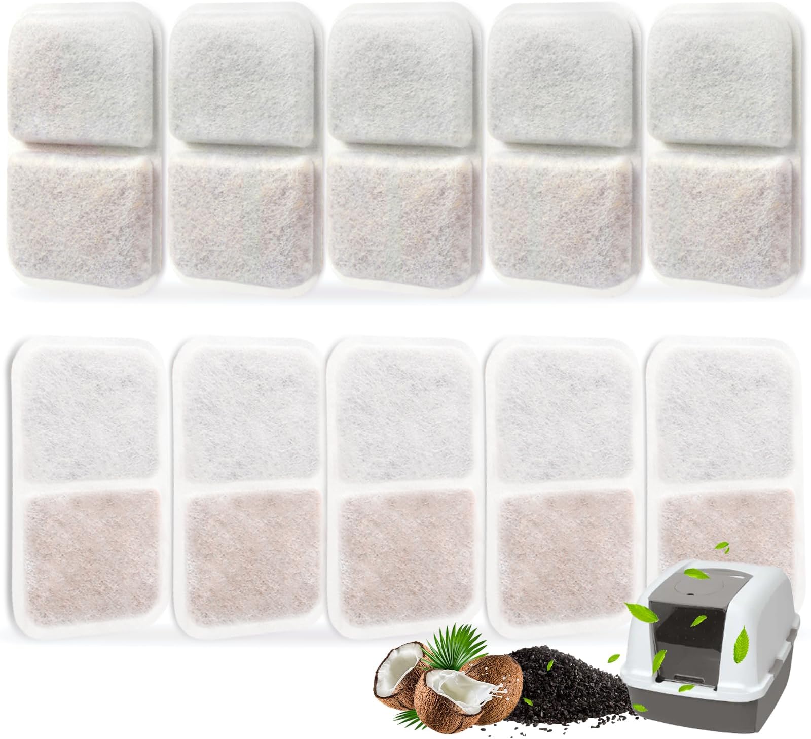 Catit Jumbo Hooded Cat Litter Pan, Warm Gray Provides