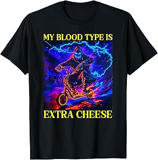 Hard Skeleton Cheese Lover T-Shirt