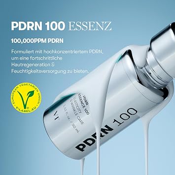 VT COSMETICS PDRN 100 Essence Intensive Glow Serum 100000ppm Vegan PDRN Skin Regeneration & Volumizing Hydrating & Moisturizing Firming Fine Lines 1.01 fl. oz.