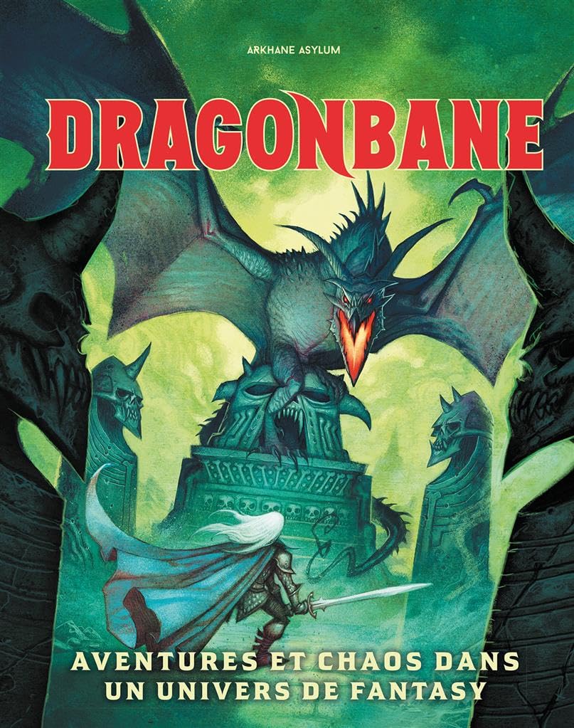 Drakar Och Demoner Dragonbane | Legendarna szwedzka gra fabularna | Pełna wersja francuska, 11 przygód + tryb dla jednego gracza, pełny zestaw ról pod klucz