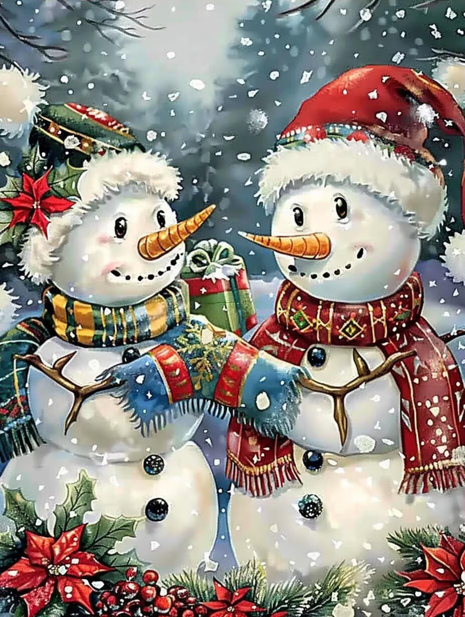 Christmas Snowman Puzzles for Adults - 120 Piece Puzzles