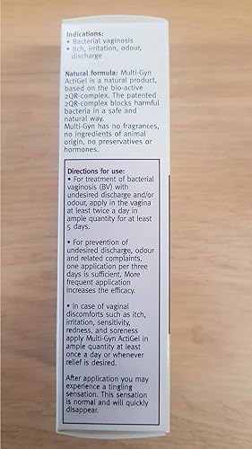 Miniatura 4 de Gel vaginal Bio active Multi gyn (anteriormente Bio fem) Actigel, de 1.7 onzas líquidas