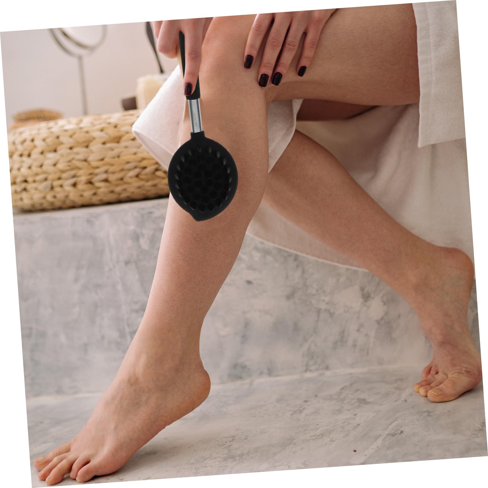 minkissy 5 Uds Cepillo De Baño De Silicona Arandela Trasera Para Ducha Cepillo De Espalda Cepillo De Masaje Corporal Cepillo De Baño Depurador De Espalda Cepillo De Masaje De Baño Cepillo