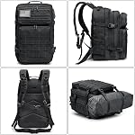 G4Free Sac à dos tactique militaire 3 Journée Molle Sacs à épaules pour randonnée Camping Trekking Chasse Pêche