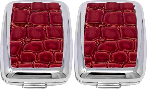 Miniatura 10 de Monedero de bolsillo rectangular con bordes curvos, con estampado de flores, portátil, pastillero de viaje y organizador de medicina (2