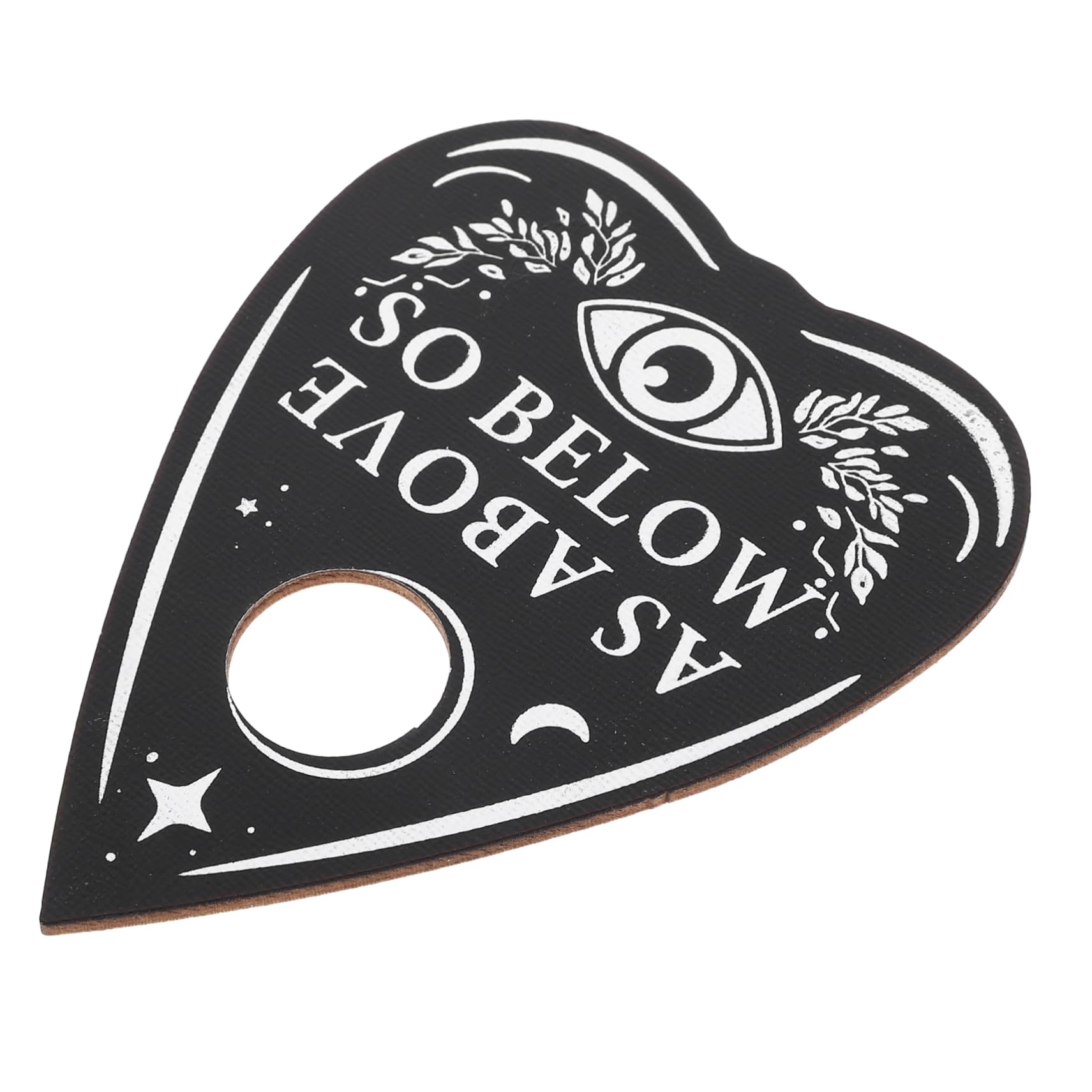 SUPVOX Wooden Divination Board Heart Shape Pendulum Answer Board Set Decision Maker Pendulum Divination Supplies