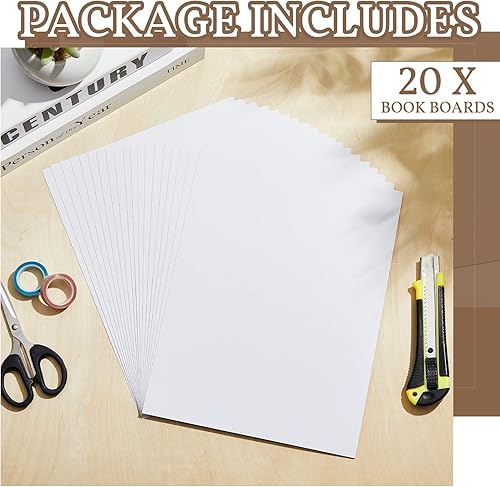 Miniatura 3 de 20 tableros de libros, tableros aglomerados de diseño de papel kraft de alta resistencia, suministros de encuadernación para encuadernación de