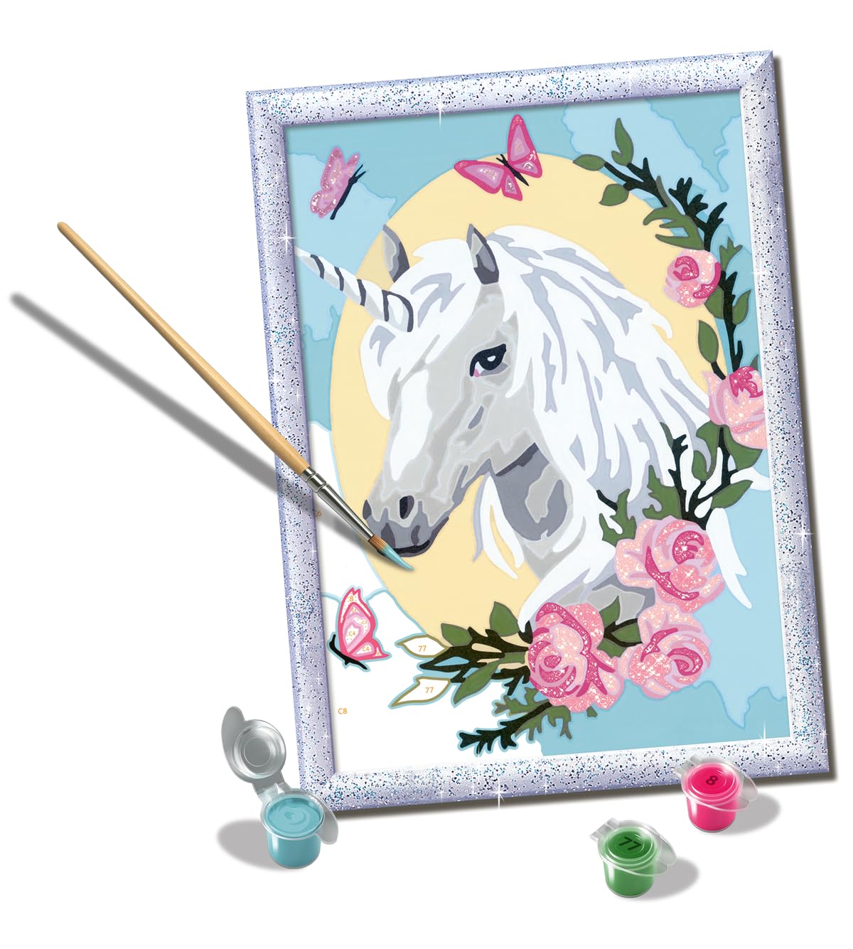 Unicorn Portrait Paint by Numbers Kit for Kids - 20268 - Painting Arts and Crafts for Age…