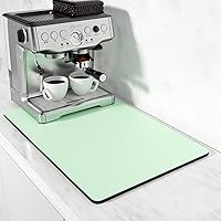 Vista 1 de Rnivvi Tapete de café, de 16 x 24 pulgadas, tapetes para barra de café para accesorios y organizador de estación de máquina de espresso, almohadilla