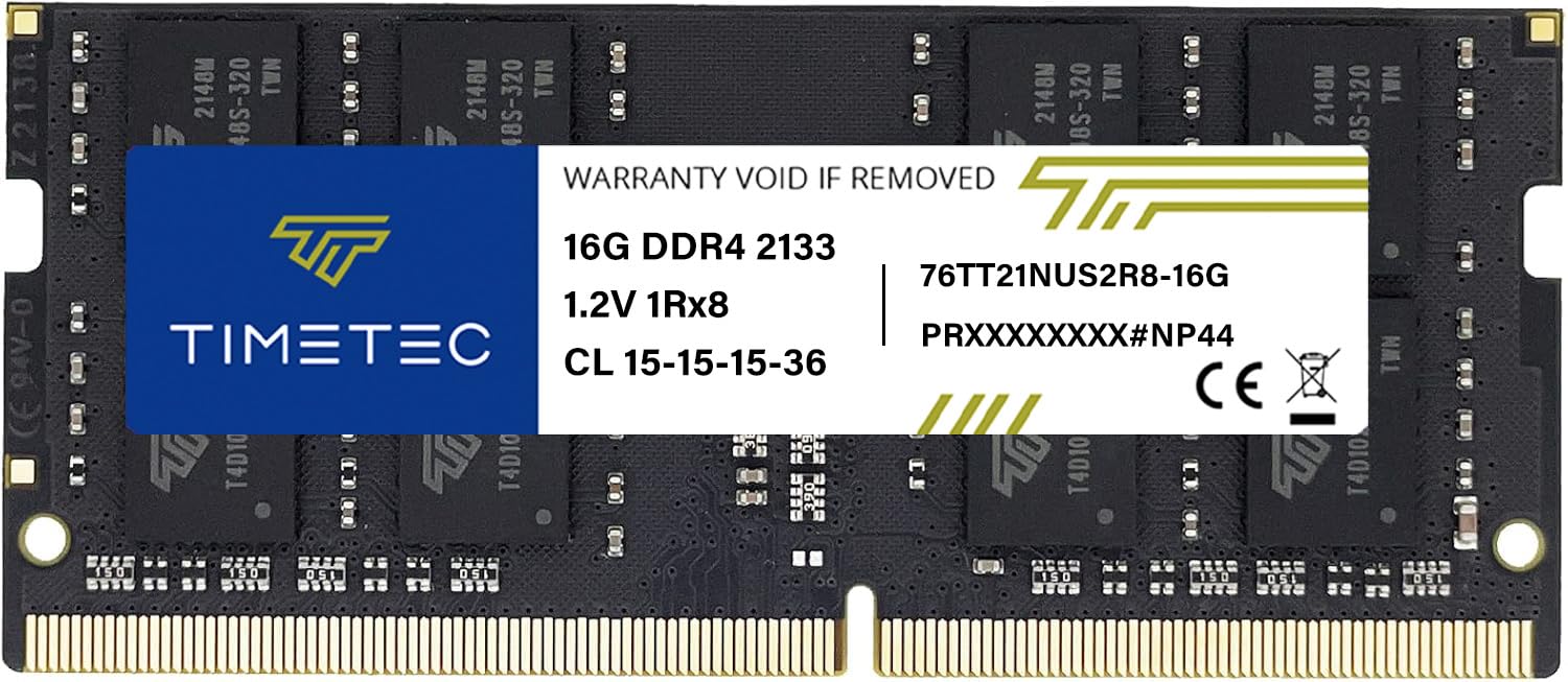 Timetec 16GB DDR4 2133MHz (PC4-2133P) PC4-17000 SODIMM Laptop RAM – 260-Pin 1.2V CL15 Non-ECC Unbuffered Memory Module for Laptop, Notebook, Mini PC, All-in-One-picture-10
