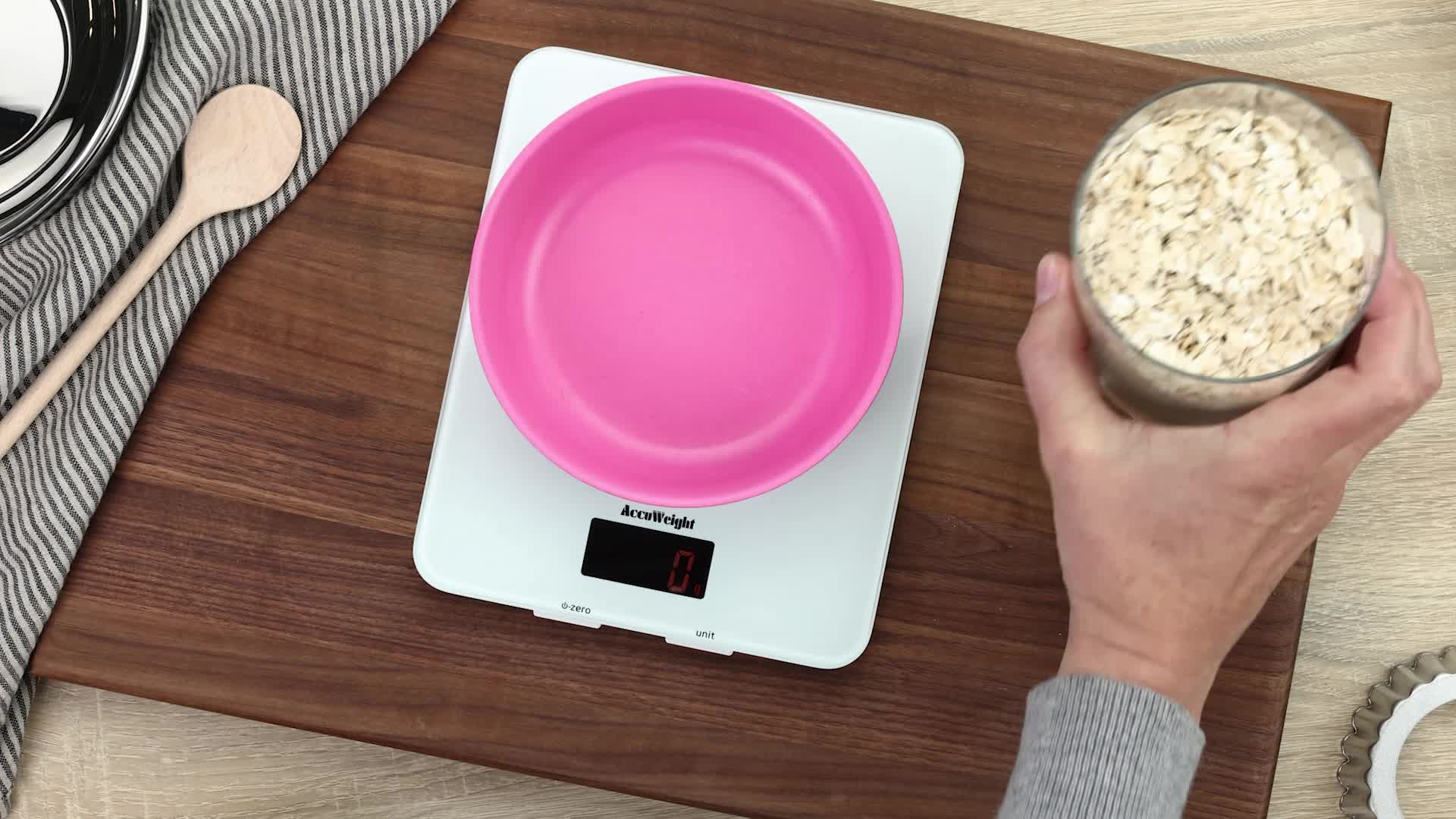 Bilancia Da Cucina Digitale Ad Alta Precisione, 5 Kg/0.1g, Con Tara E Spegnimento Automatico