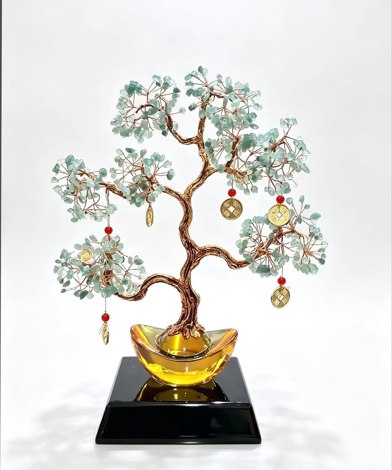 Crystal Money Tree, Feng Shui Tree, Healing Crystal Decor, Fortune Tree