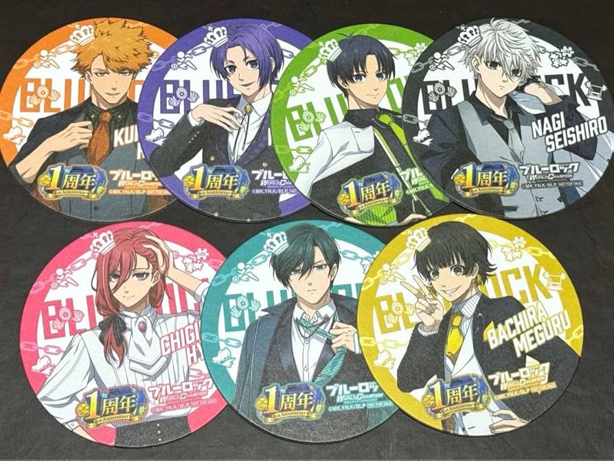 新品未開封 ブルーロックPWC 1周年 コースター全種セット 非売品 Amazon｜ブルロ PWC コースター 全種セット 1周年記念ver