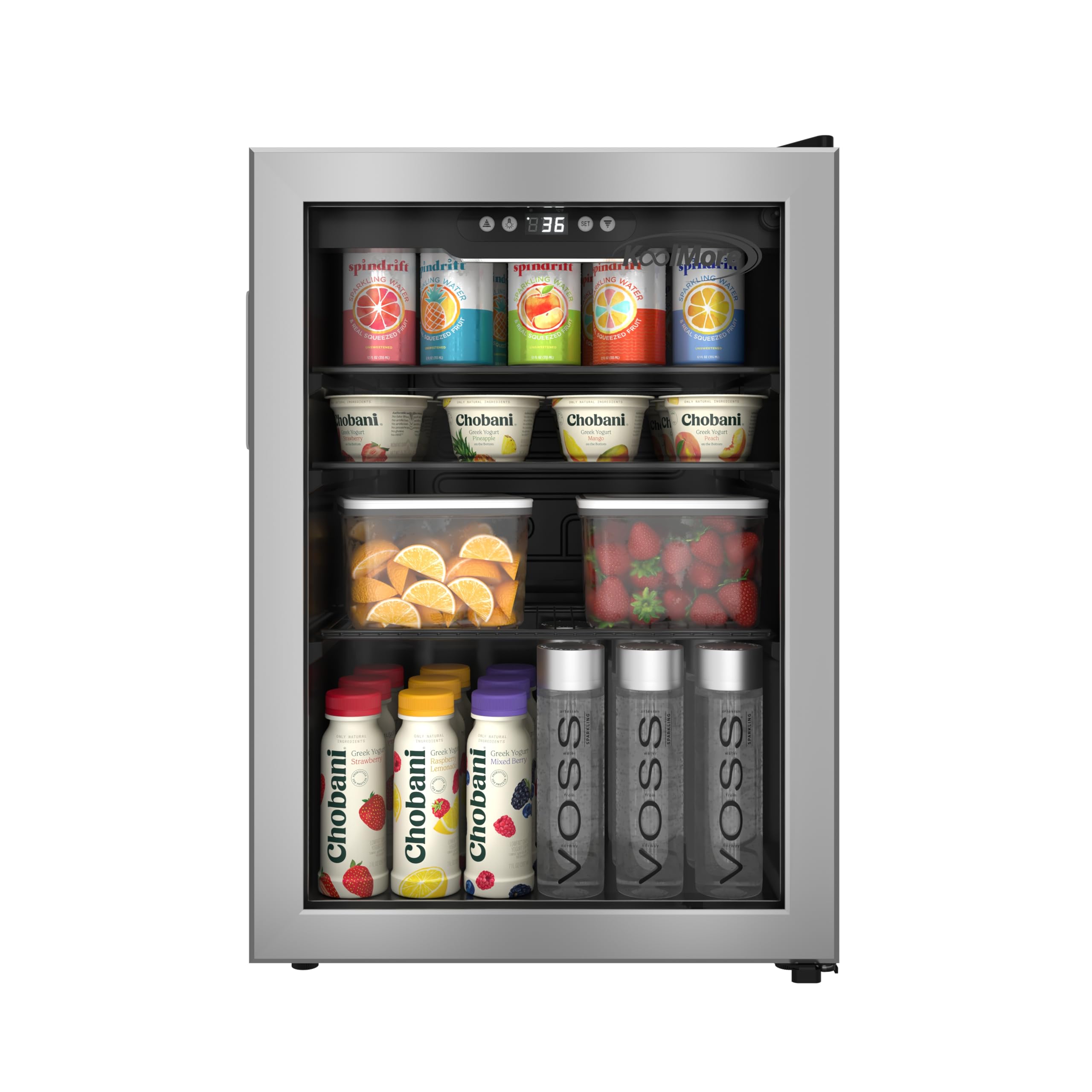 KoolMore KM-BR25SS 2.5 cu ft Beverage Cooler Stainless