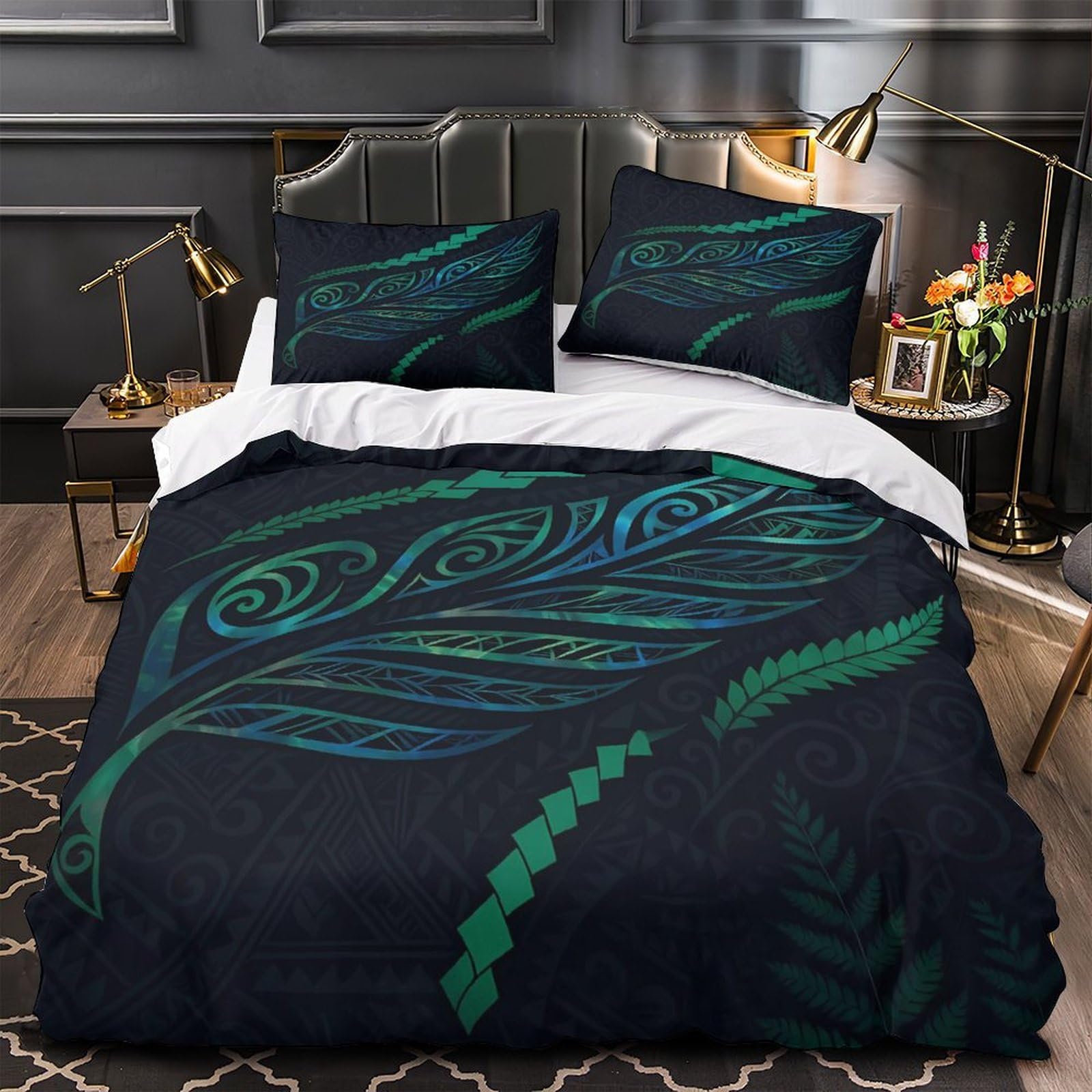 Housse de couette plume douce anti-acarien pour la peau sensible des adolescents