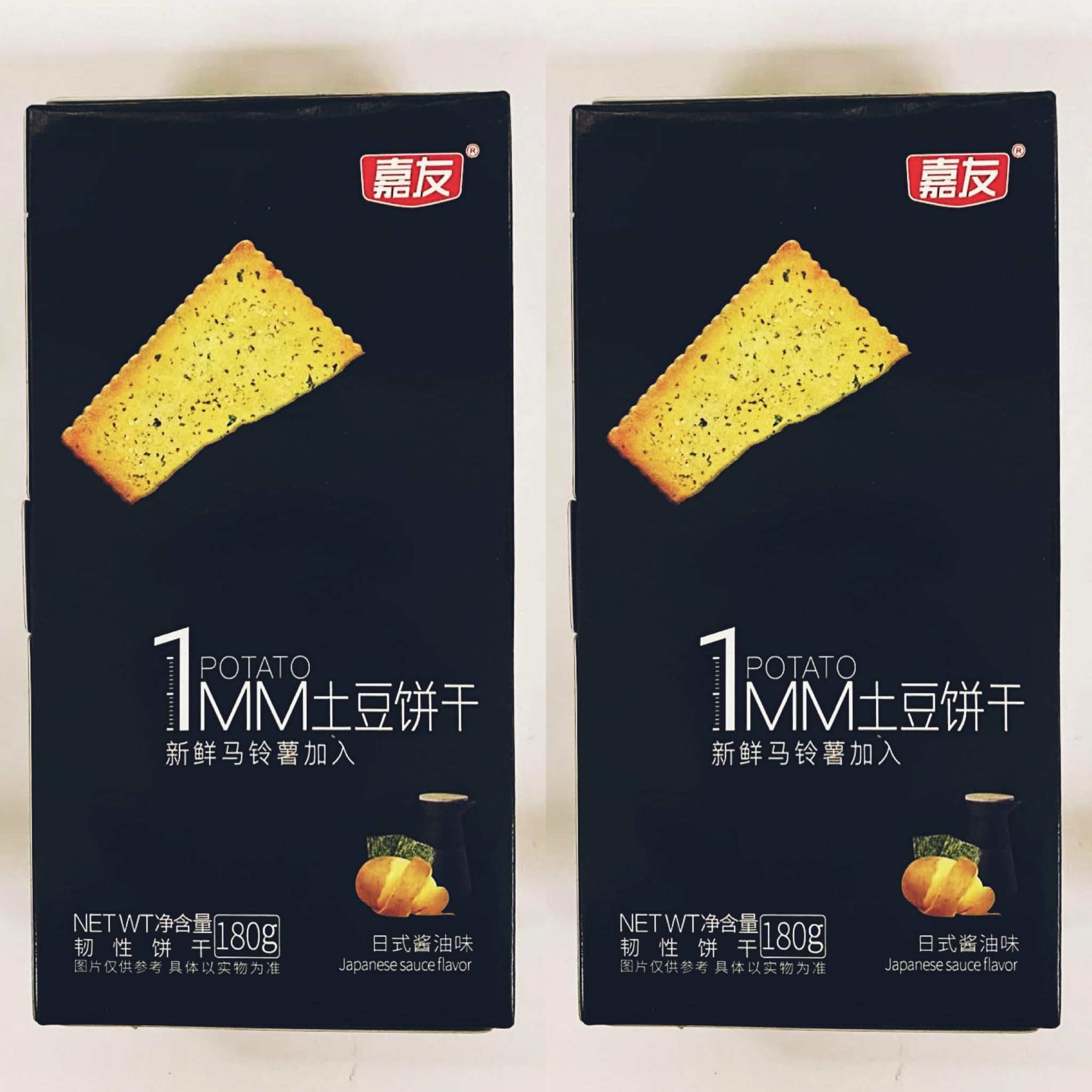 1枚9円 切り抜き POTATO Amazon.com: Potato Crackers, Japanese Sauce Flavor, 180g, Pack of 2