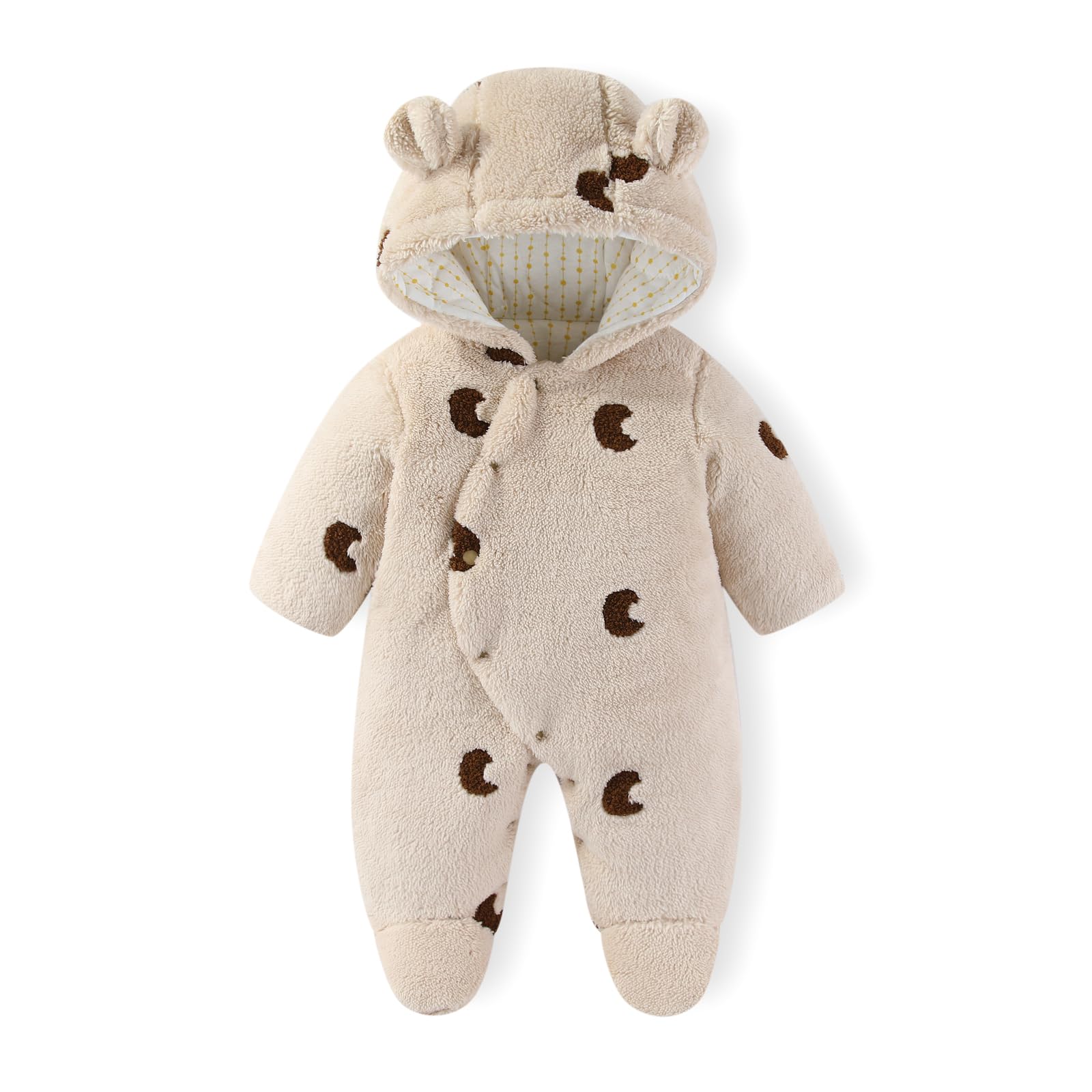 Combinaison de neige bébé en polaire : cadeau de naissance idéal - 8