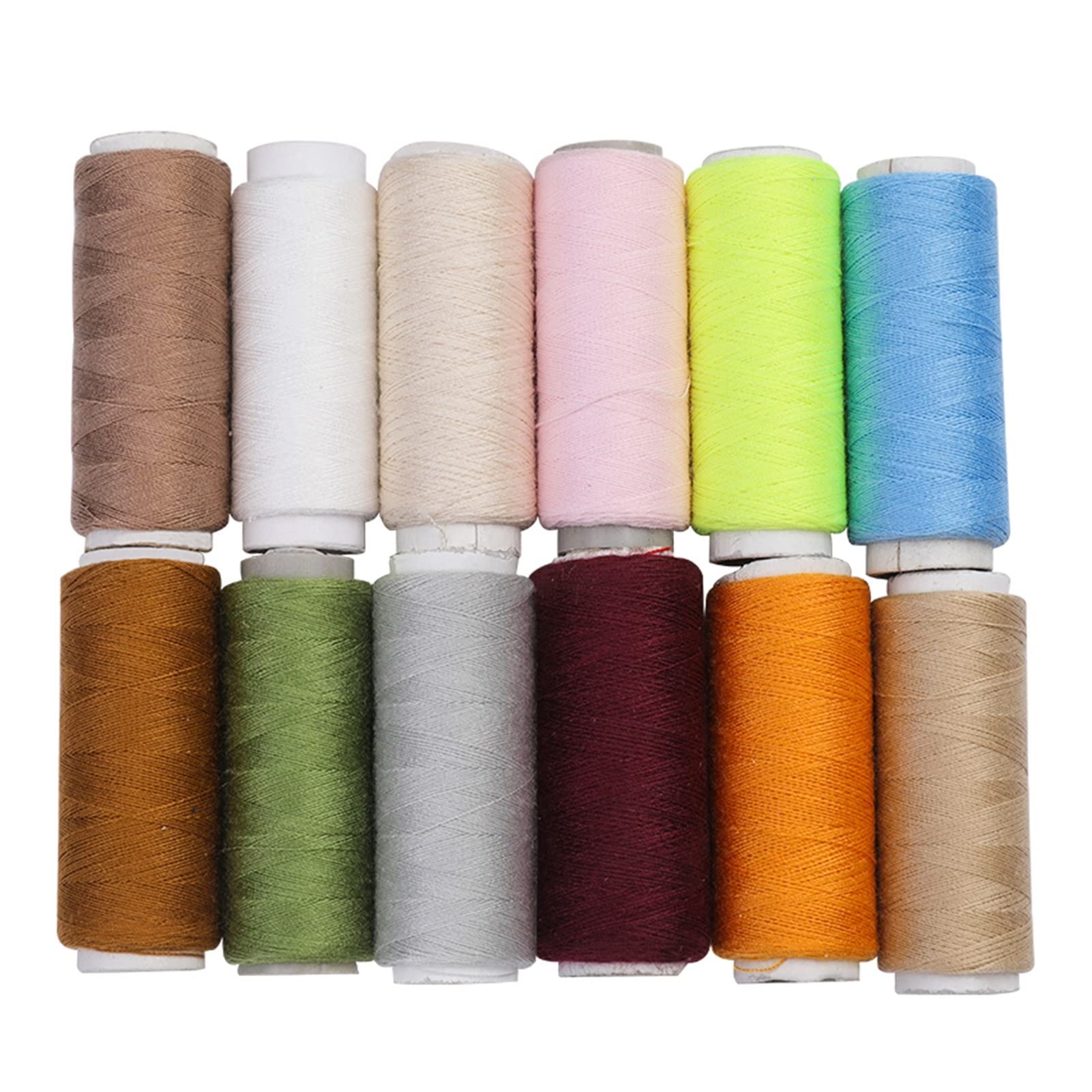 12 szpuli/poruszanie przędza nić mocna i trwałe nici wielokolorowe do szycia ręcznego szycia z przędzy (Color : Type5)