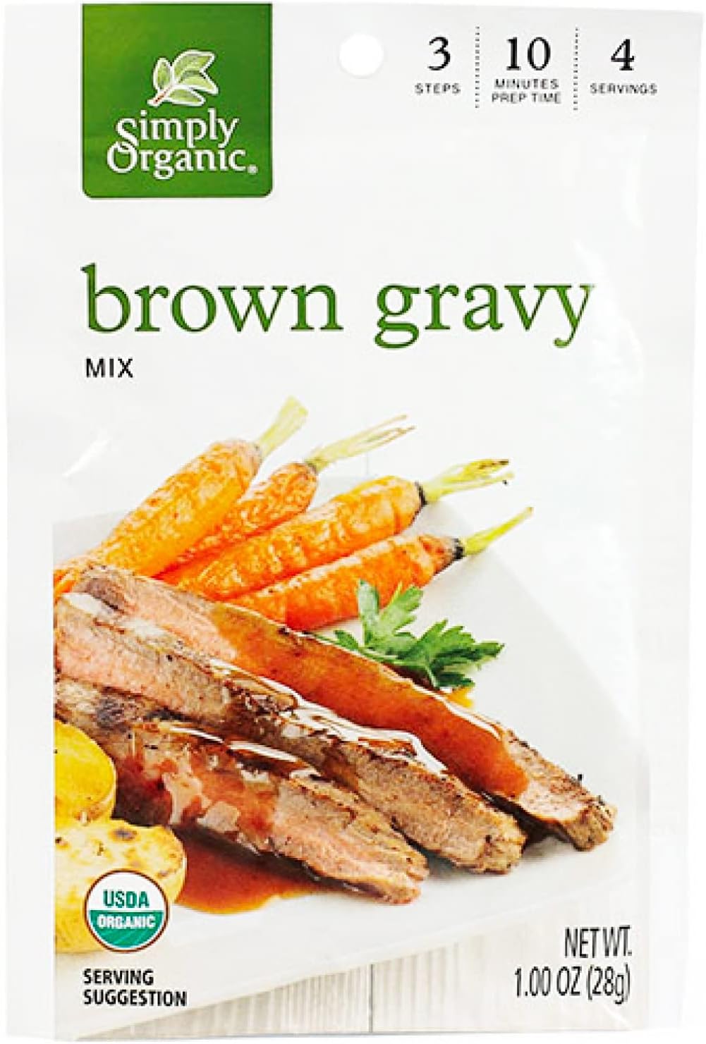 Simply Organic Brown Gravy Mix, Certified Organic, Gluten