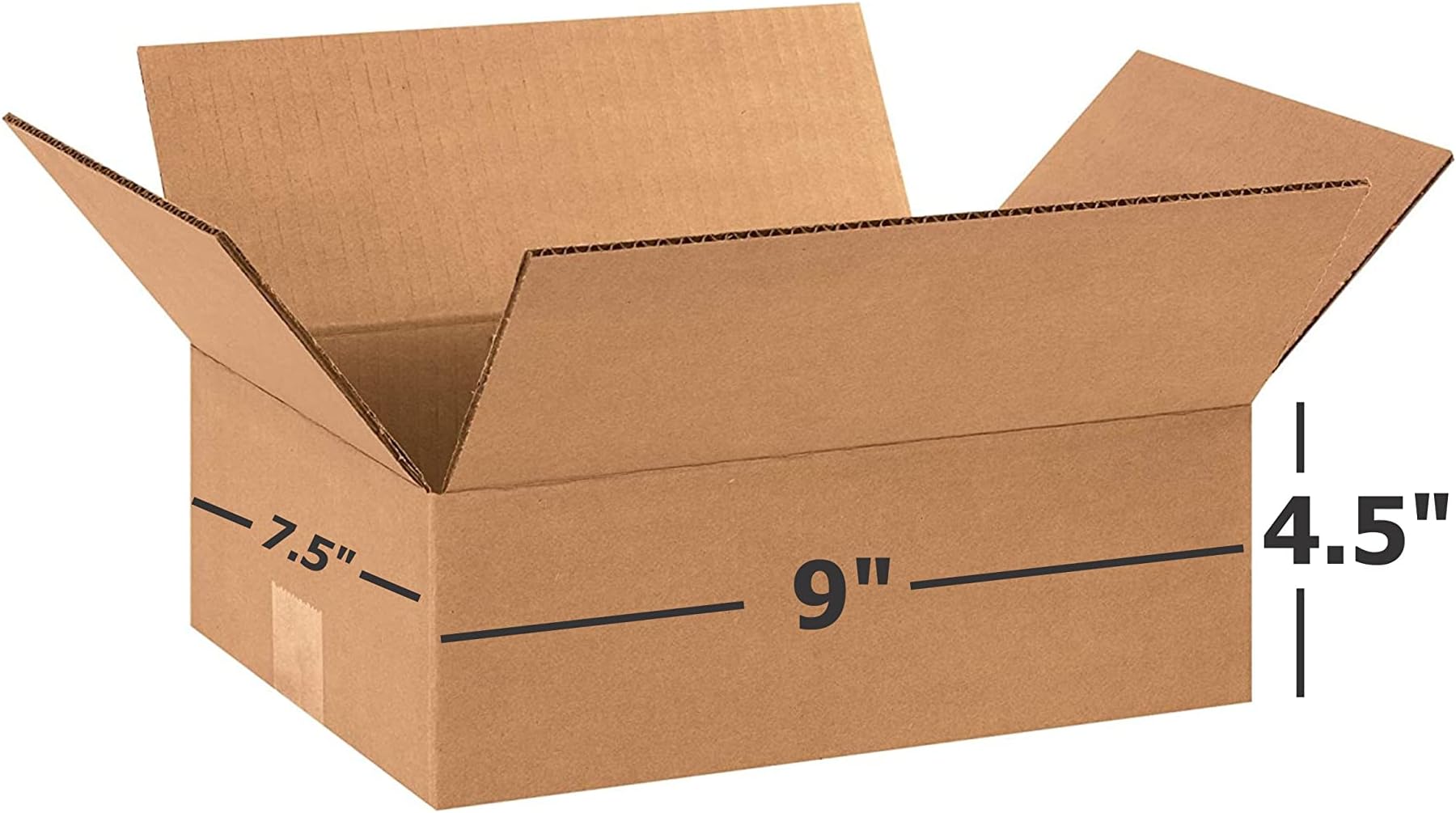3 Ply Brown Corrugated Box Packing Box Size: Length 9 Inch Width 7.5 Inch Height 4.5 Inch 3Ply Corrugated Packing Box Pack Of 40