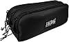 JACBAG TRIPLE POUCH-THREE COMPARTMENT PEN BOX Black