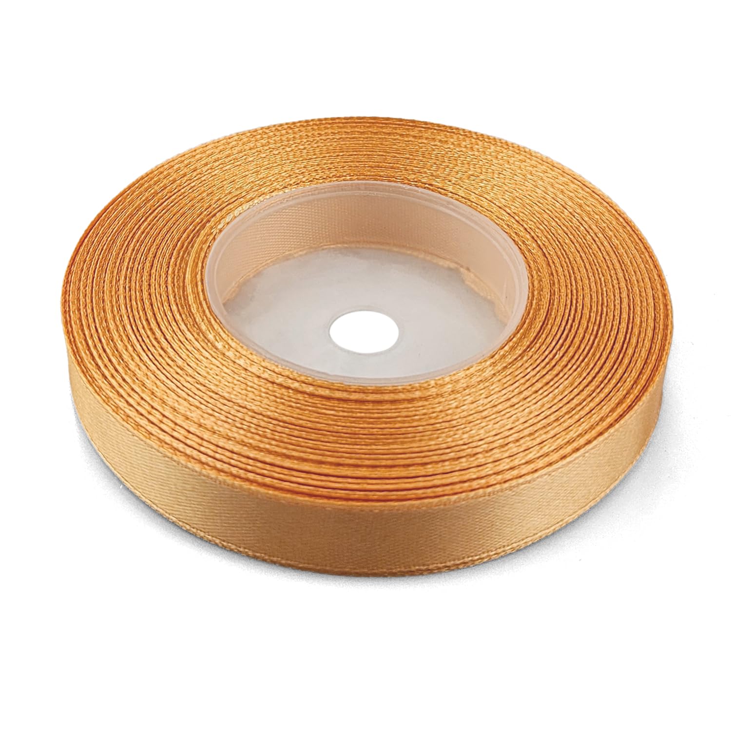 Netuno 1 Roll Apricot Satin Ribbon 12 mm x 32 m 0.47 in x 1260 in for Wrapping Crafts Wedding Birthday Christening Scrapbooking Christmas Cards DIY