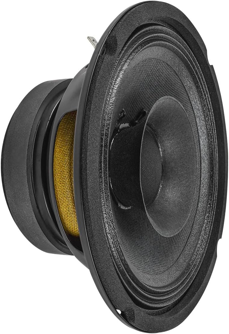 PRV AUDIO 6FR200 6 Inch Full Range Speaker, 8 Ohms, 200 Watts Continuous Program Power, 100 Watts RMS Power, 92.5 dB, Full-Range Driver, Loudspeaker for Pro Audio Systems (Single)