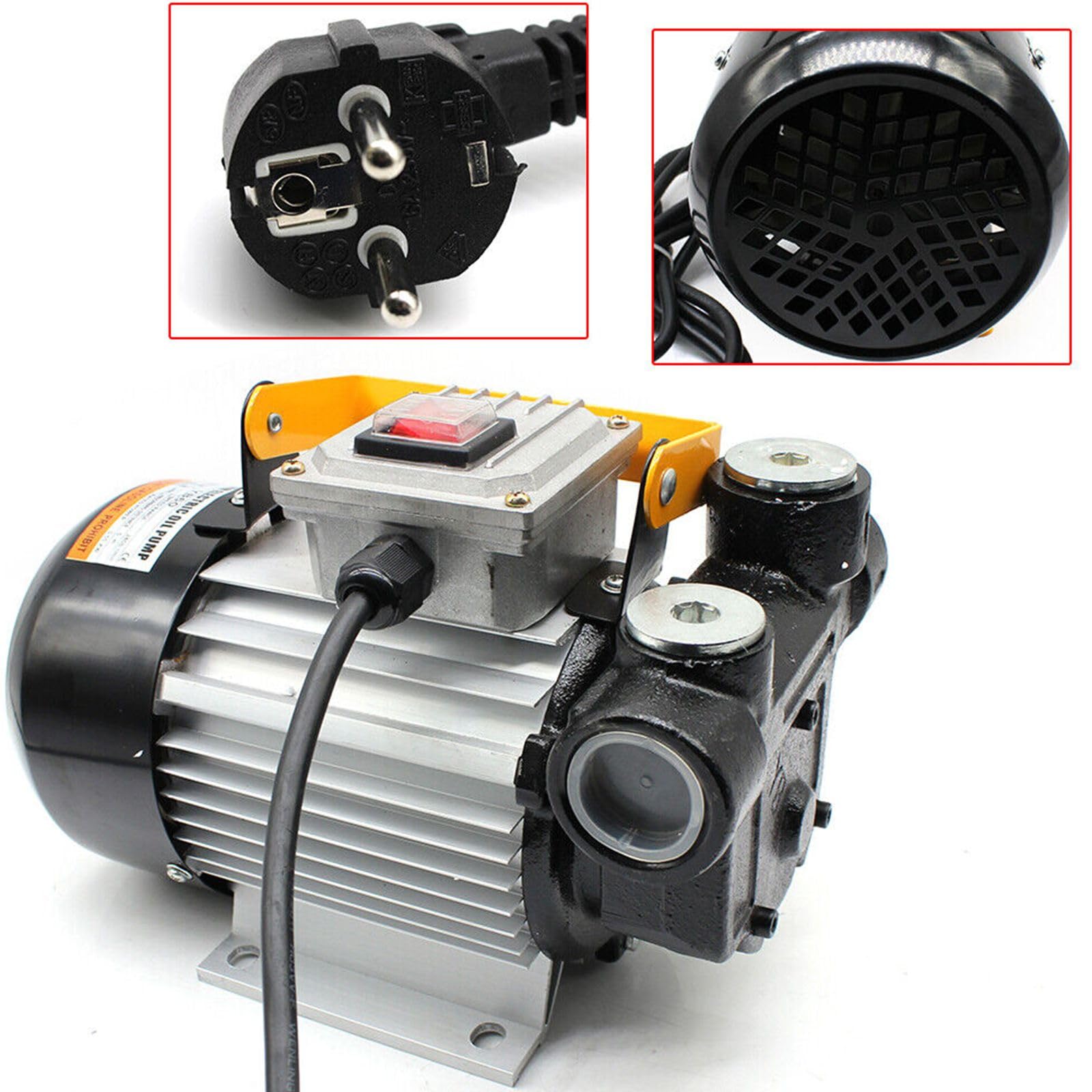 Bomba de aceite diésel y calefactor de 220 V/550 W: bomba de extracción de aceite autocebante para 20 – 60 L/min