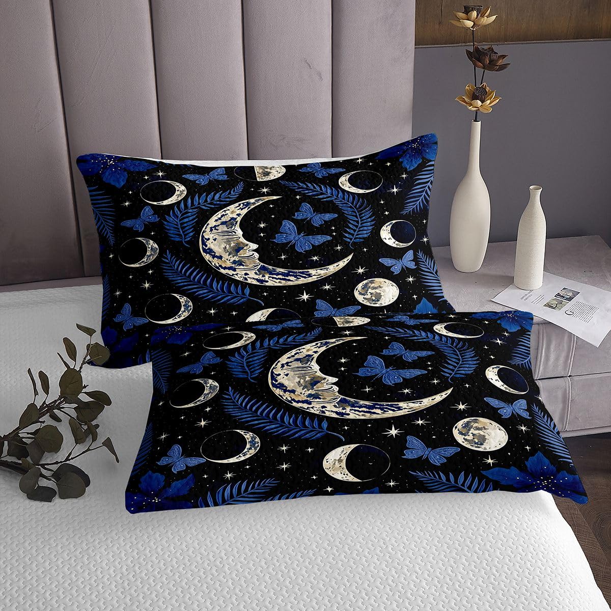 Homewish Copriletto Singolo Boho Luna Scuro