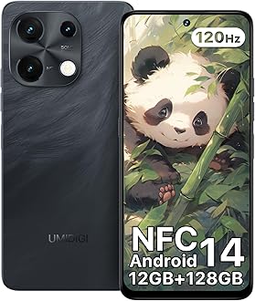 Note 100 Unlocked Phones,Android 14 NFC Cell Phone,12(6+6) GB+128GB/ TF 1TB, 6.8''HD+120Hz Display,50MP Camera, 5000mAh+20W Fast Charge,Dual SIM Android Phones,Face ID+Fingerprint Unlock,GPS