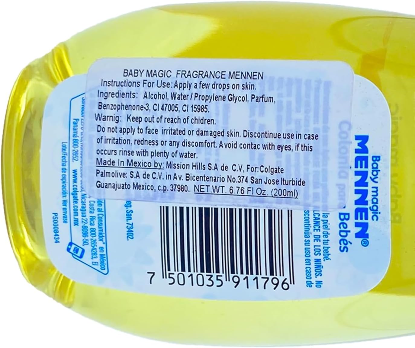 Baby Magic Mennen Cologne - Colonia Mennen para Bebe (Pack of 3 Sealed)